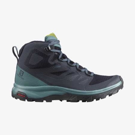 Scarpe Trekking Salomon OUTLINE MID GORE-TEX Donna Blu Marino IT 1-E87